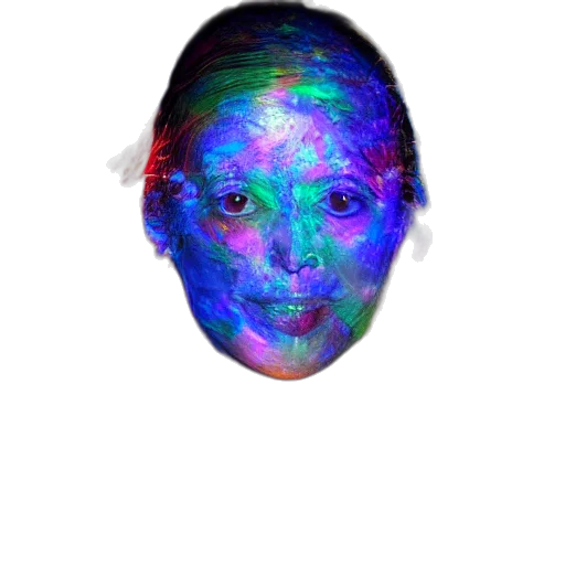 face, mask, robot, creature transparent PNG cut-out