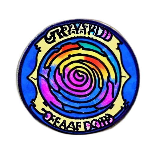 grateful, dead, sticker, lsd transparent PNG cut-out
