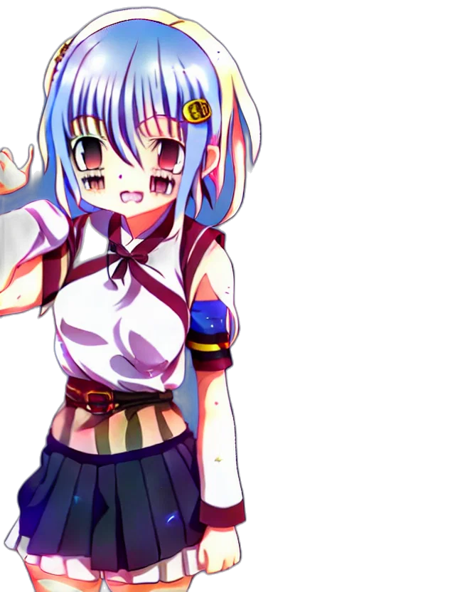 staff, anime, pixel art, cartoon transparent PNG cut-out