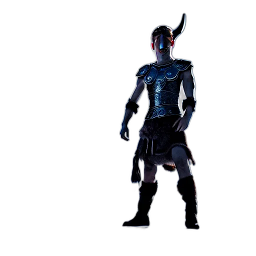 robot, mask, sword, staff transparent PNG cut-out