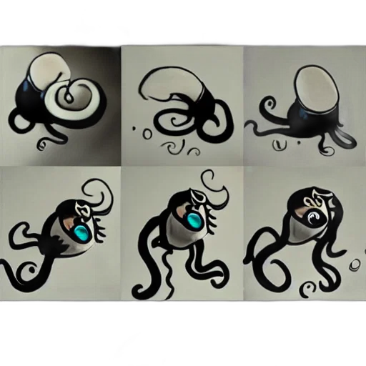 creature, jewelry, mask, concept art, 3d render, fantasy art, cartoon, monochrome transparent PNG cut-out