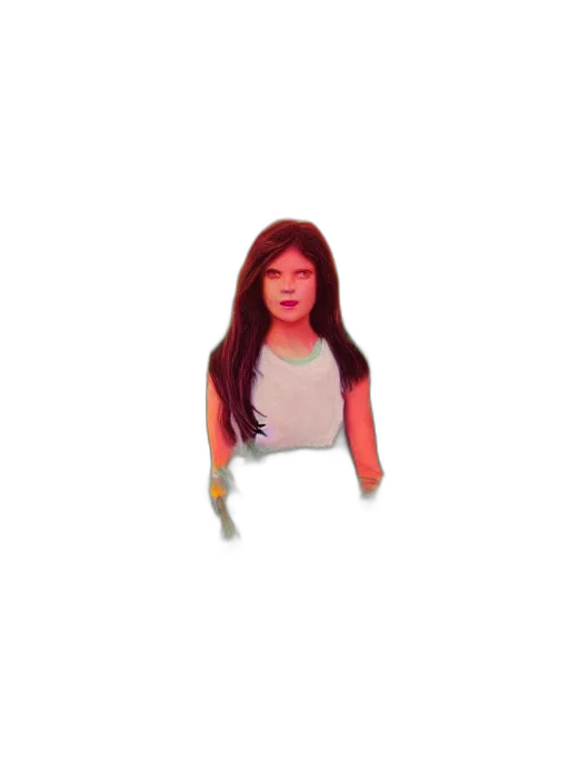 robot, hair, dress, face transparent PNG cut-out