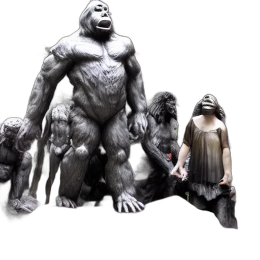creature, concept art, 3d render, fantasy art transparent PNG cut-out