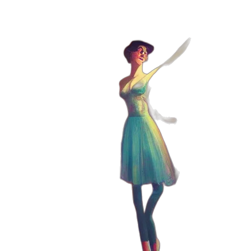 dress, staff, robot, sword, concept art, fantasy art, pixel art, 3d render transparent PNG cut-out