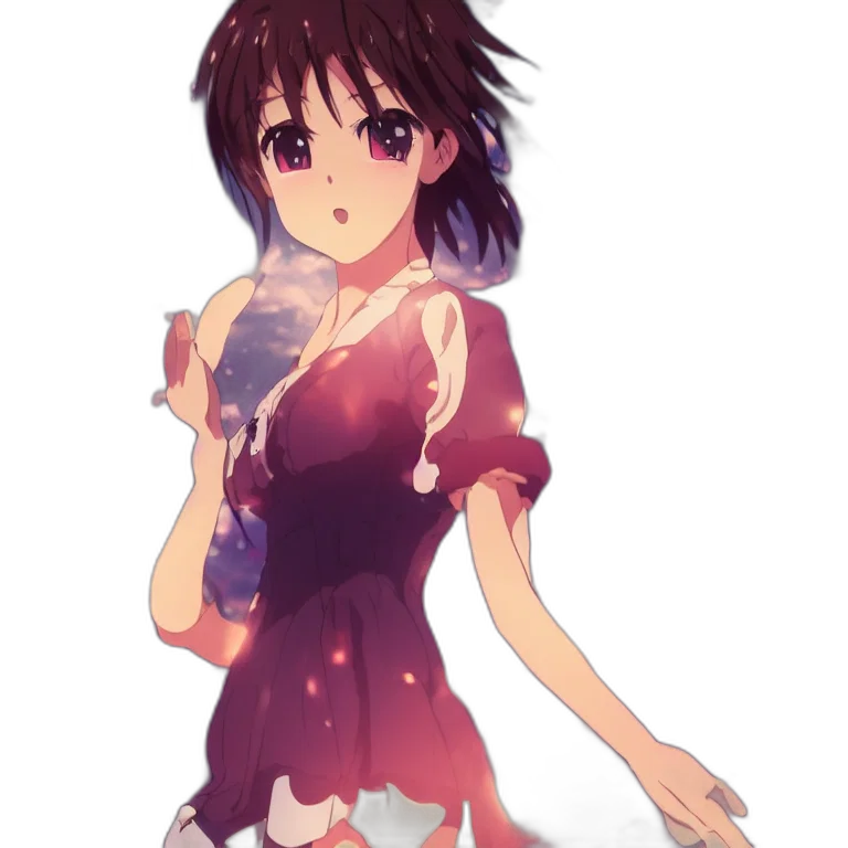 dress, flower, staff, bottle transparent PNG cut-out
