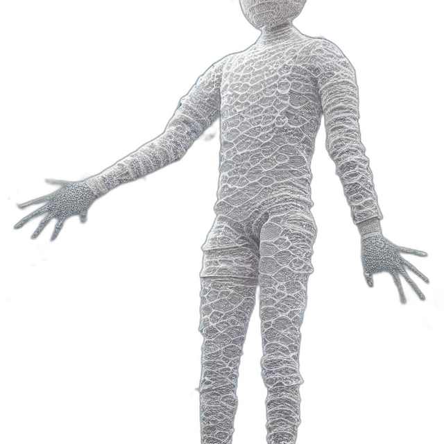 robot, jacket, dress, creature transparent PNG cut-out