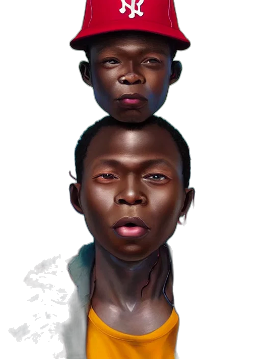 face, photorealistic, concept art, comic book art, fantasy art, dark, earth tones, colourful transparent PNG cut-out