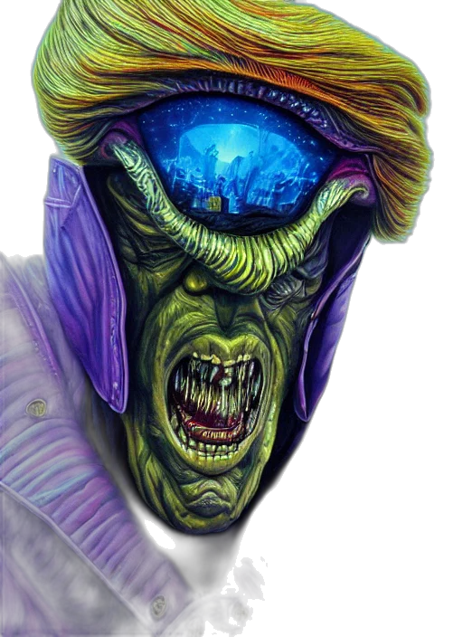 mask, creature, face, staff transparent PNG cut-out