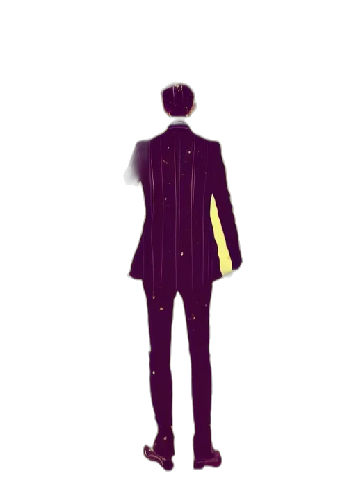 jacket, staff, dress, robot transparent PNG cut-out