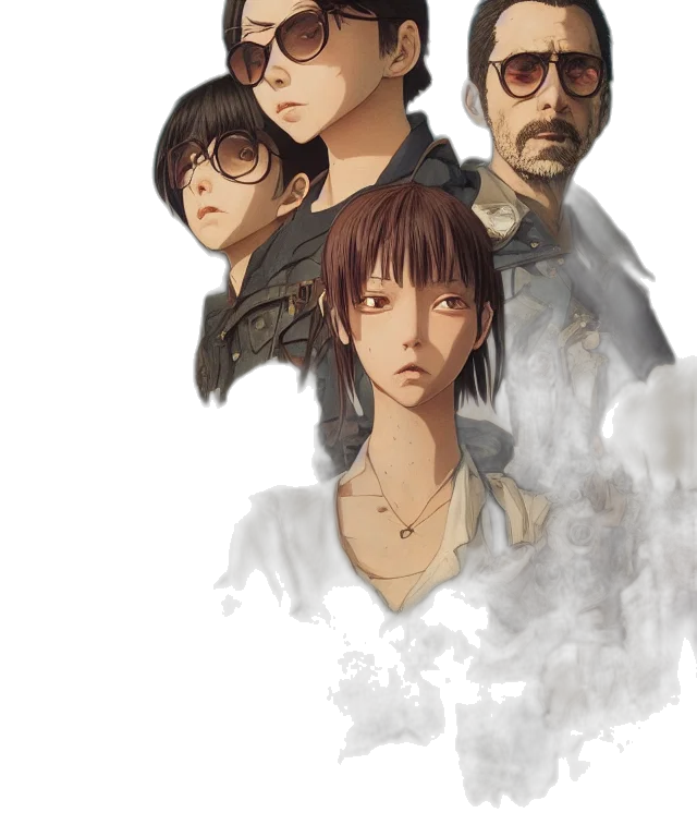 concept art, fantasy art, anime, comic book art transparent PNG cut-out