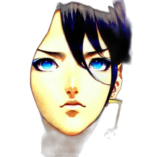 face, mask, staff, robot transparent PNG cut-out