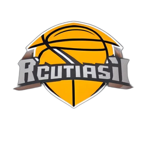 3d render, logo, basketball, team transparent PNG cut-out