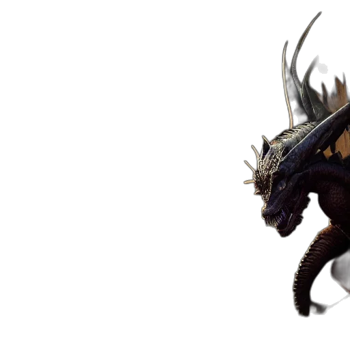 dragon, creature, animal, weapon transparent PNG cut-out