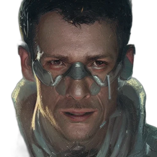 face, mask, jacket, robot transparent PNG cut-out