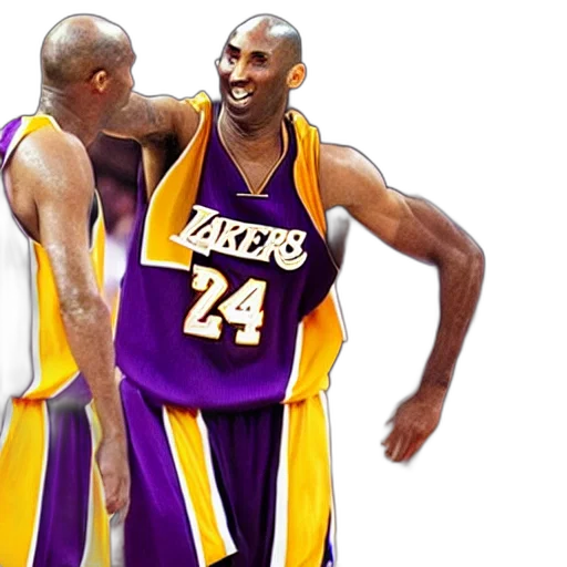 kobe, bryant, giving, middle transparent PNG cut-out