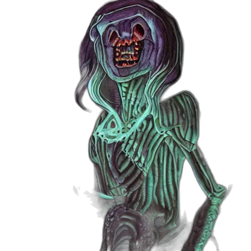 creature, staff, jewelry, mask transparent PNG cut-out