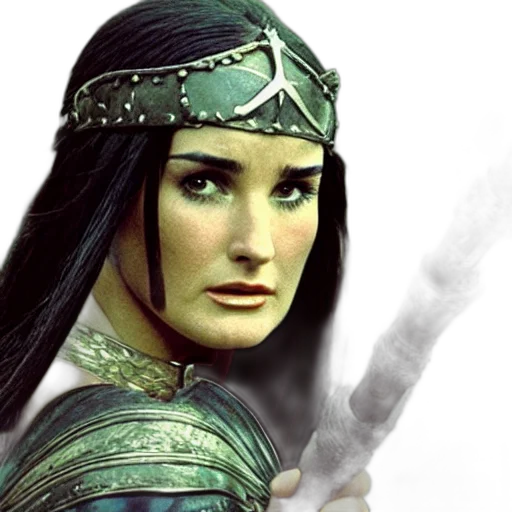 sword, face, fantasy art, photorealistic transparent PNG cut-out
