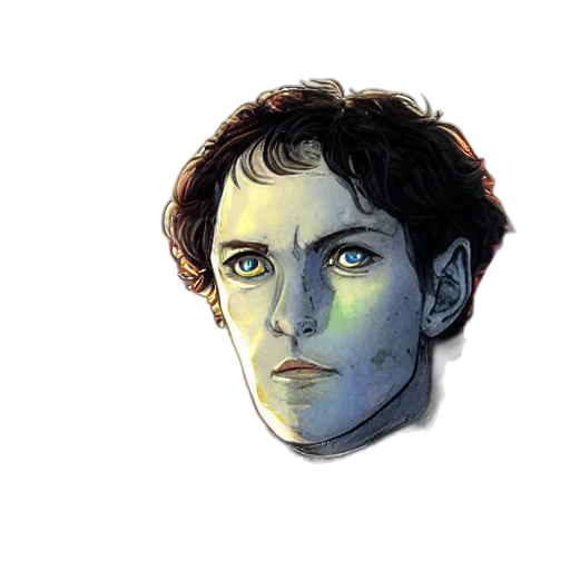 face, mask, robot, watercolor, comic book art, concept art, pixel art, outer space transparent PNG cut-out