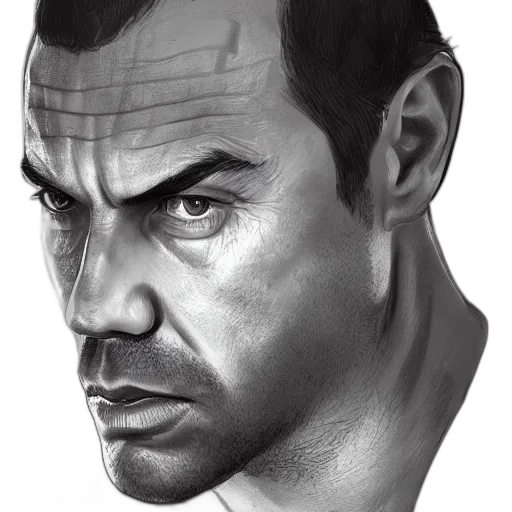 face, photorealistic, comic book art, concept art transparent PNG cut-out
