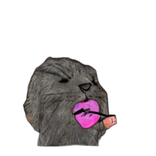 mask, animal, face, creature, photorealistic, 3d render, concept art, vaporwave transparent PNG cut-out