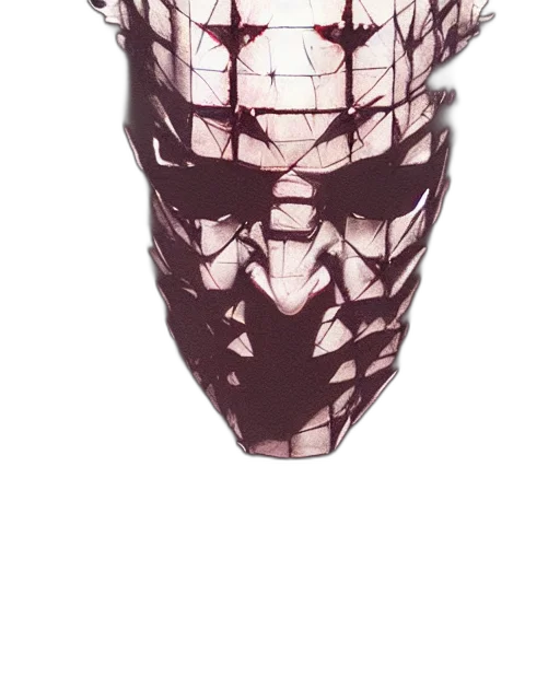 mask, dress, crown, face, 3d render, cyberpunk, vaporwave, concept art transparent PNG cut-out