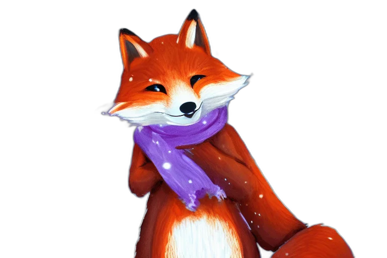 animal, staff, concept art, watercolor, pixel art, fantasy art, snow, red transparent PNG cut-out