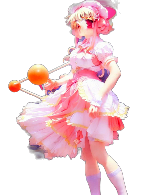 staff, dress, weapon, robot transparent PNG cut-out