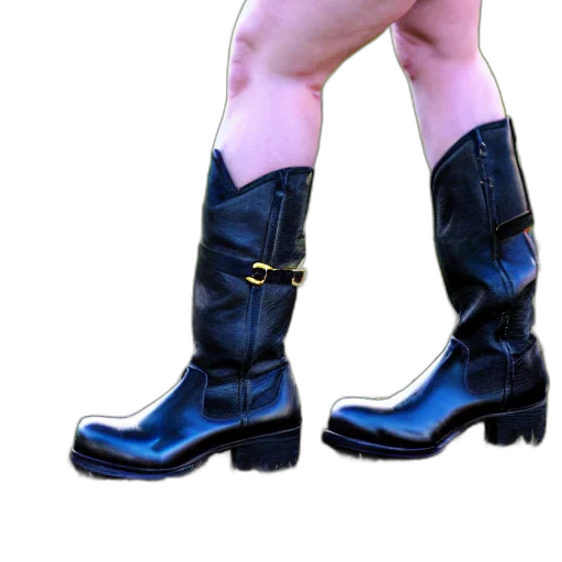 shoes, dress, weapon, robot, 3d render, photorealistic, cyberpunk, concept art transparent PNG cut-out