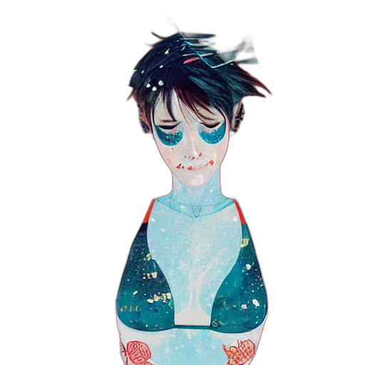 dress, mask, creature, robot transparent PNG cut-out
