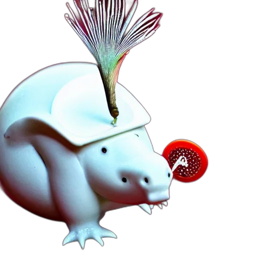 dragon, creature, staff, animal transparent PNG cut-out