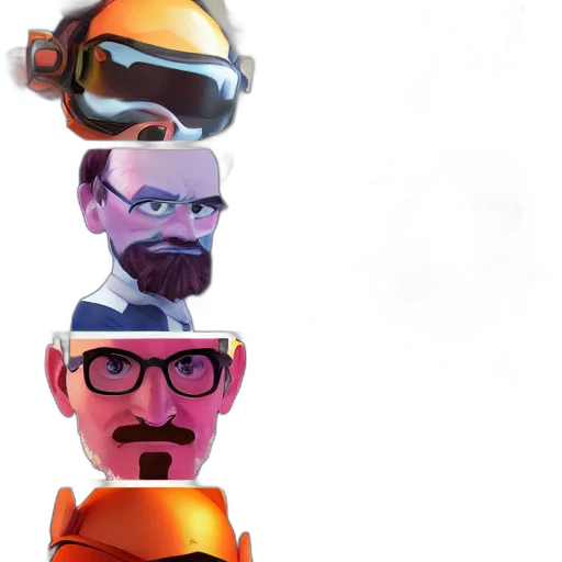 staff, mask, robot, face transparent PNG cut-out