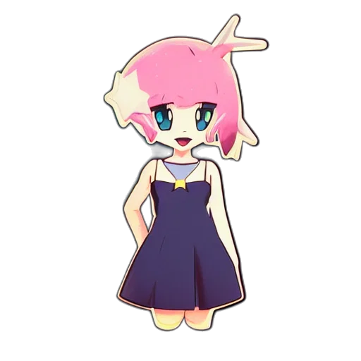 dress, staff, creature, weapon transparent PNG cut-out