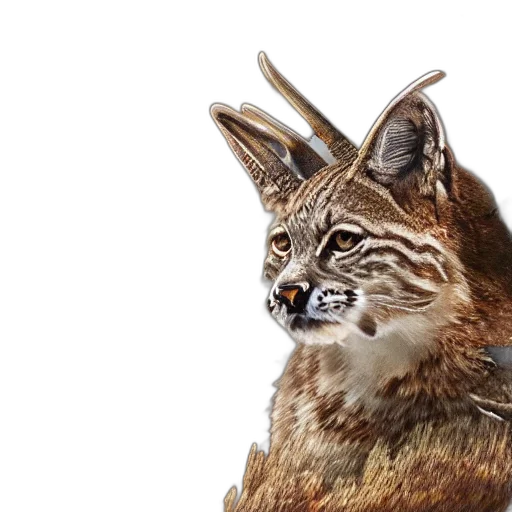 animal, creature, concept art, photorealistic transparent PNG cut-out