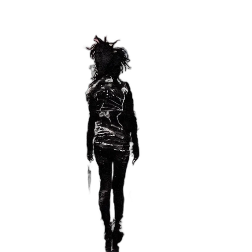 jacket, dress, creature, mask transparent PNG cut-out
