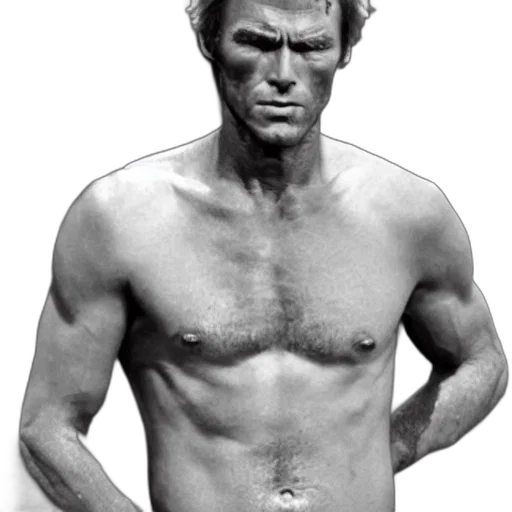 photorealistic, clint, eastwood, greek transparent PNG cut-out