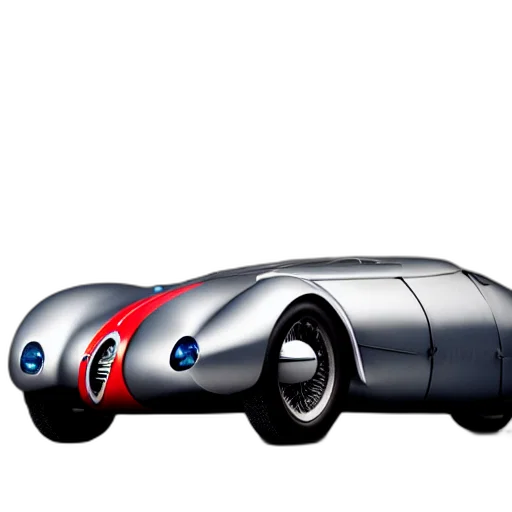 car, robot, 3d render, concept art, photorealistic, retro, futuristic, bugatti transparent PNG cut-out