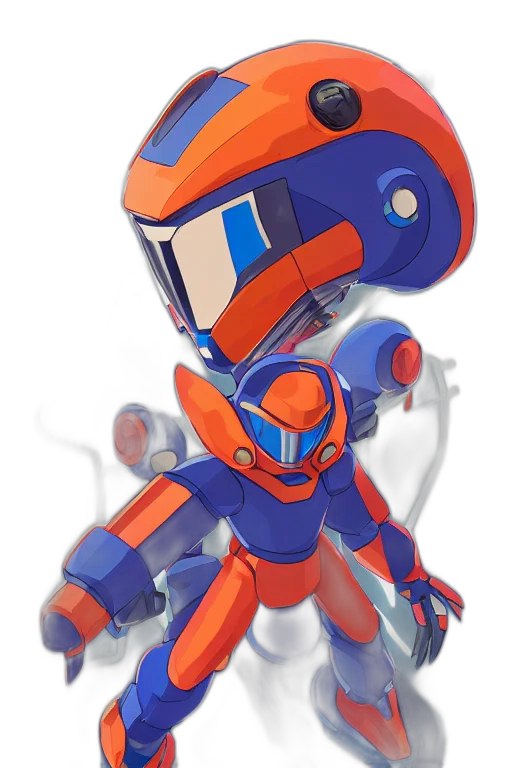 robot, concept art, 3d render, pixel art transparent PNG cut-out