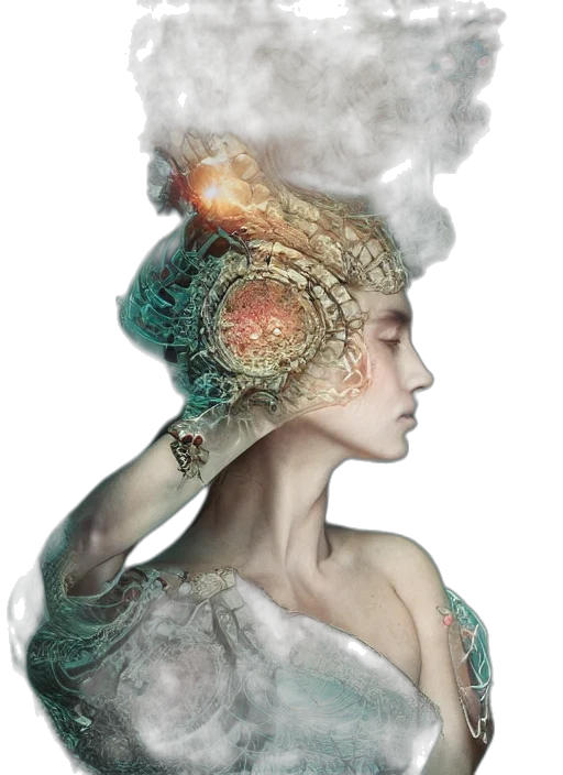 crown, mask, hat, face, fantasy art, concept art, photorealistic, watercolor transparent PNG cut-out