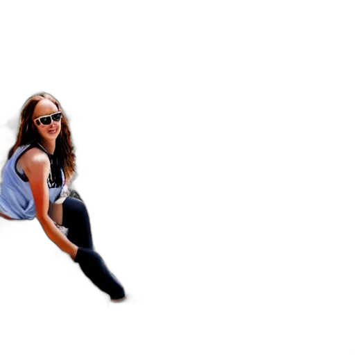 3d render, photorealistic, beautiful, girl, climbing, mountain, dslr, natural transparent PNG cut-out