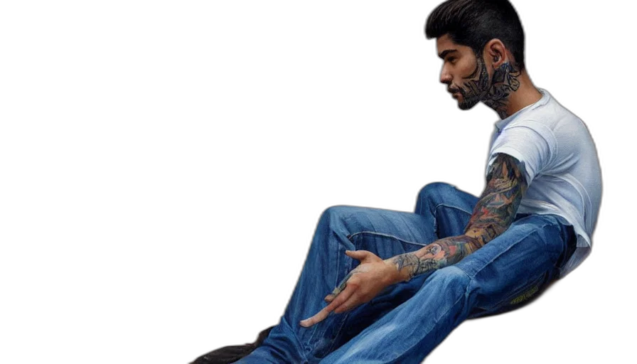 shoes, furniture, jacket, photorealistic, concept art, 3d render, oil, painting transparent PNG cut-out