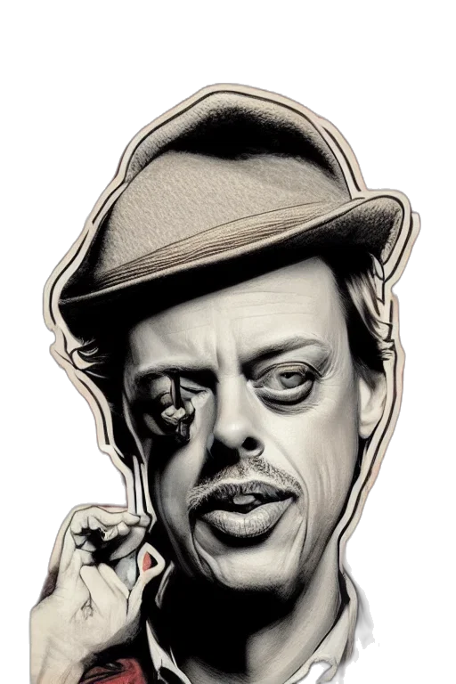 face, mask, hat, comic book art transparent PNG cut-out