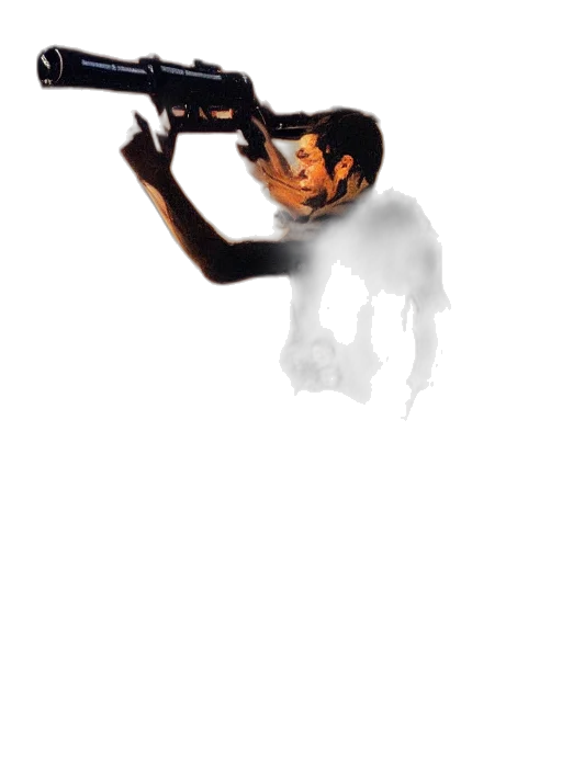 weapon, staff, robot, face transparent PNG cut-out