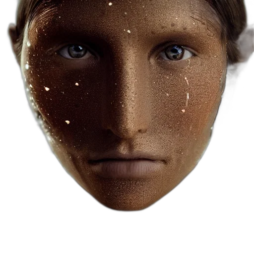 mask, face, robot, creature, photorealistic, 3d render, concept art, fantasy art transparent PNG cut-out