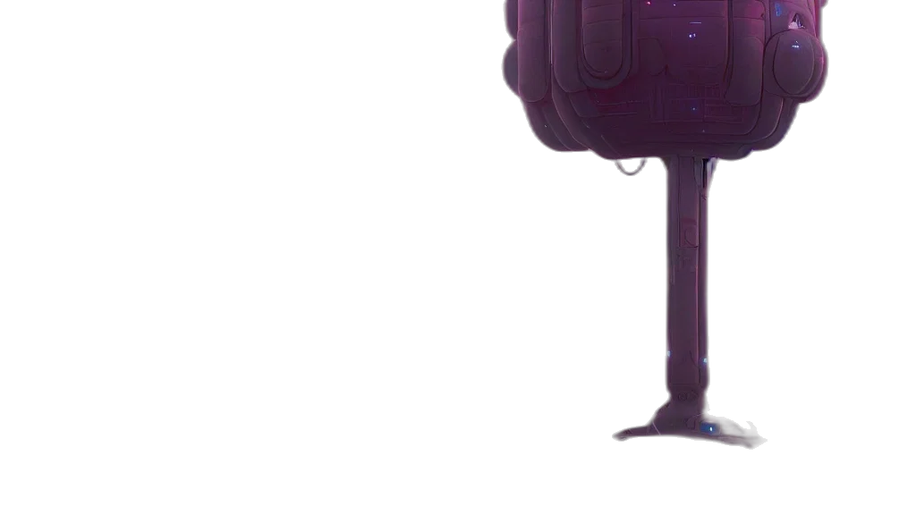 robot, bottle, weapon, staff, concept art, cyberpunk, 3d render, pixel art transparent PNG cut-out