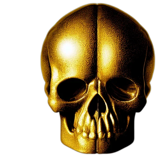 mask, crown, face, jewelry, 3d render, photorealistic, concept art, golden transparent PNG cut-out