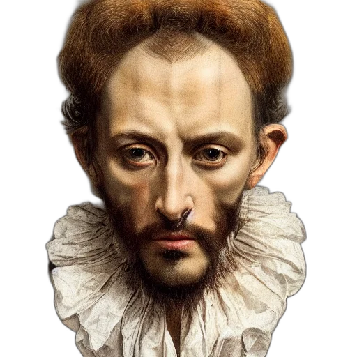 face, mask, crown, photorealistic transparent PNG cut-out