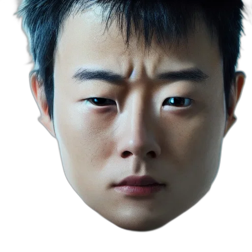 face, mask, robot, creature transparent PNG cut-out