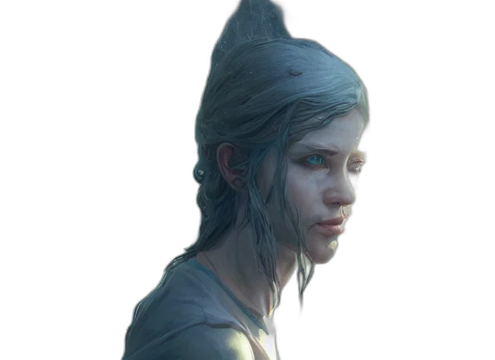 face, mask, staff, creature, concept art, fantasy art, photorealistic, 3d render transparent PNG cut-out