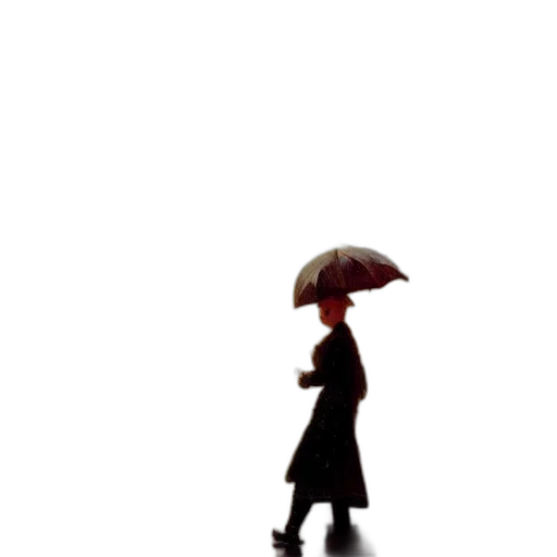 umbrella, hat, dress, jacket transparent PNG cut-out