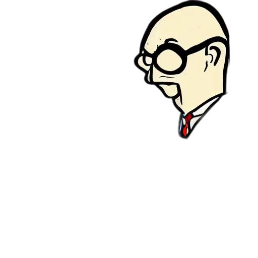 face, staff, cartoon, concept art, comic book art, pixel art, saul, goodman transparent PNG cut-out